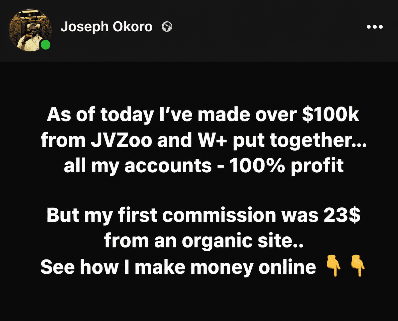 Shoutout from Joseph Okoro