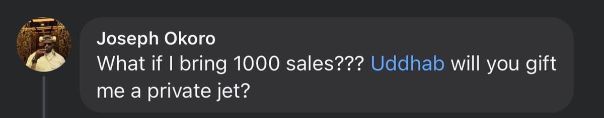Client shoutout